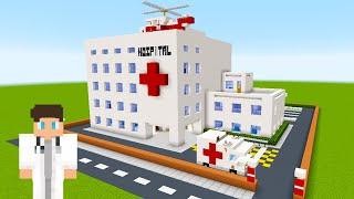 Minecraft Tutorial: How To Make A Hospital "City Build 2021"