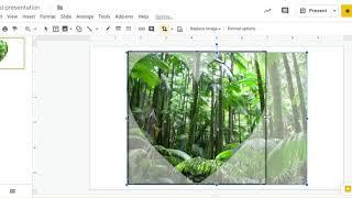 Putting Images into a Shape in Google Slides