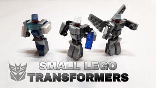 Lego Mini Transformers Decepticon, Starscream, Megatron, Soundwave, 레고 미니 트랜스포머, 디셉티콘