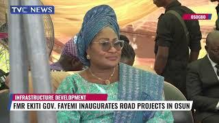 Frm. Ekiti Gov. Fayemi Inaugurates Road Projects in Osun States