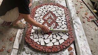 Incredible Fast And Creative Construction Worker Make Tiles And Bricks Part 4