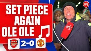 Set Piece Again Ole Ole  (Lee Judges Taunts Utd) | Arsenal 2-0 Manchester United