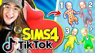 Sims 4 ABER TikTok entscheidet über ALLES! (Aussehen, Kinder, Haus, Leben...)  Nesmeralda