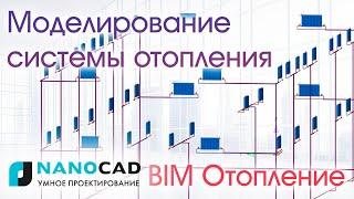 Моделирование систем отопления с помощью nanoCAD BIM Отопление