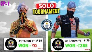 First Time Play Solo Tournament  24 Hours ⏳Solo Tournament Challenge | A1 TARUN YT