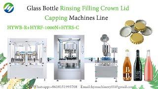 The Ultimate Guide to Liquid Bottle Filling Lines - Rinsing Filling Crown Lid Capping Machines