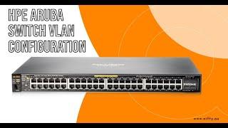 HPE Aruba Manageable Switch VLAN Configuration Procedure DIY