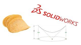 SOLIDWORKS™ Project Curve with a Pringle!