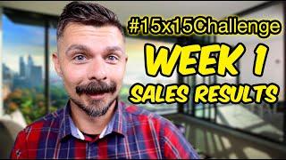 15X15 RESELLING CHALLENGE | Wk 1 Sales Results [NOT GREAT!]