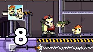 Dan the Man - Gameplay Walkthrough part 8 - Level 8-3-2 Complete (iOS, Android)