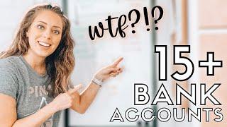 My 15 Essential Bank Accounts | How I Organize My Spending Accounts + Sinking Funds