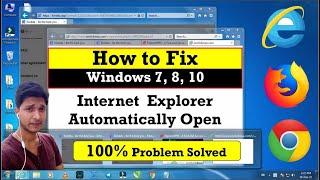 Internet Explorer Automatically Opens in Hindi 2021 | Pop-Up ads Automatically 100% Problem Solved