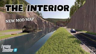 "THE INTERIOR" FS22 Map Tour/Review | New Mod Map | Farming Simulator 22 | PS5