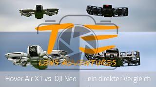 Selfie Drohnen im direkten Vergleich: DJI Neo vs. Hover Air X1