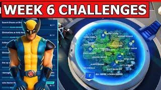 Fortnite: All Week 6 Challenges! Complete Guide!