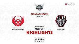 Bigetron Alpha vs Alter Ego HIGHLIGHTS MPL ID S10 | BTR vs AE ESPORTSTV