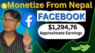 How To Monetize Facebook Page In Nepal  // Nepal Bata Facebook Monetize Garne Tarika