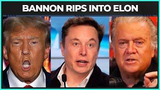 Bannon RIPS INTO Elon Musk In Latest MAGA Civil War