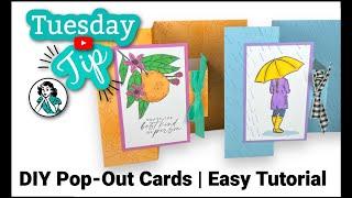 Pop Out Panel Cards That Can Be Made With Simple Supplies