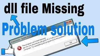 Software and Game dll file missing problem solution Hindi