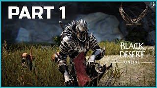 Black Desert Online XB1 Walkthrough Part 1 - INTRO & FIRST QUESTS | Xbox One Gameplay