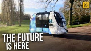 Futuristic self-driving pods arrive at Heaton Park | Manchester Evening News