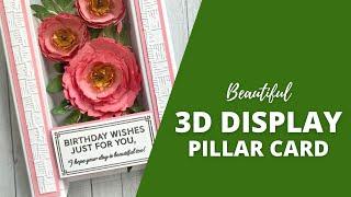 An EXCELLENT Way to make a 3D Display Card | Easy Pillar Box Tutorial