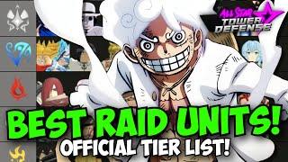 New BEST RAID / STORY Units in ASTD! (Official Tier List Review)