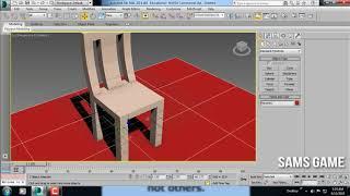 3DS MAX Create Simple Chair Tutorial by SAM