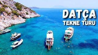 Datça Tekne Turu - Dron ile Harika Datça Koyları - Datça Boat Tour - Datça Turkey