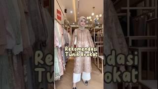 Rekomendasi tunik brokat link dikomentari #racunshopee #ootdfashion #hijabers