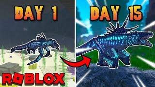 I Survived 15 DAYS as an ALIEN HYBRID in Roblox Dinosaur Simulator