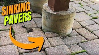 Why are My Pavers Sinking and How to Fix Them