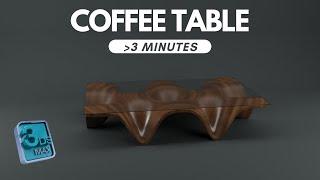 Coffee table modeling in 3ds max | interior design | 3ds max tips and tricks @zna_studio