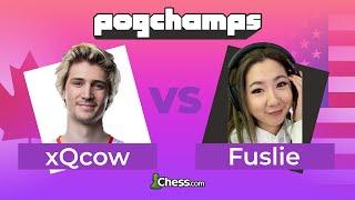 "Don't Go King f5, Don't Go King f5! OH NOOOO!" @xQcOW vs @fuslie Chess.com Pogchamps