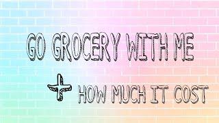 grocery shopping+haul and how much it cost watch until the end to see how much it cost (skya Kyla)