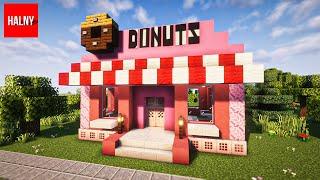 How to build a donut shop in minecraft