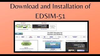 How to Install EdSim51 software in windows 7,8,10 to run 8051 programs