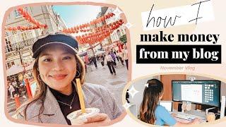 How I Make Money With My Blog | Productive Week in My Life, Work From Home