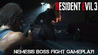 Resident Evil 3: Remake - Jill Valentine vs Nemesis Boss Fight Gameplay! [No Commentary]