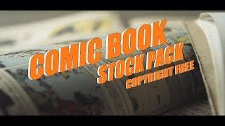 Comic Book HD Stock Footage (Royalty Free).