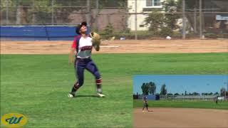 Mia Chavez's Softball Skills Video - 2019 OF/2B - Monarchs 16U-Blanco