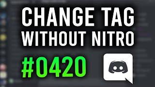 How To Change Discord Tag WITHOUT Nitro (100% Working Method)