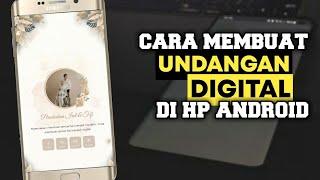 Cara membuat undangan digital di Hp android