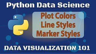 Python Data Science: Plot Colors, Marker Styles and Line Styles Using Matplotlib and Pandas