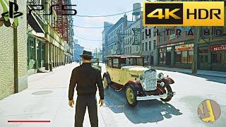 Mafia Definitive Edition (PS5) HDR 4K Free Roam Gameplay [Next-Gen HDR] Pt.2