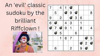 Classic techniques galore in this classic sudoku !