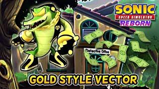 VECTOR goes GOLD STYLE in Sonic Speed Simulator Reborn