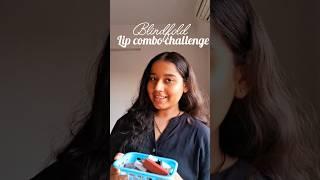 *Blindfold* Lip combo challenge️|Sia Mehta #trending#youtubeshorts #makeup#shorts#viral#blindfold