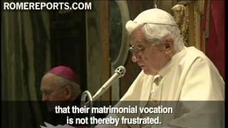 Benedict XVI meets with the Pontifical Academy for Life in the Vatican